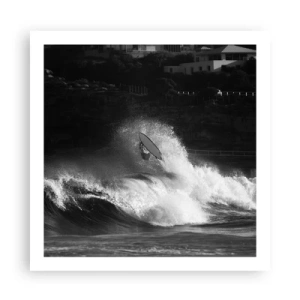 Affisch - Utmaning accepterad! - 60x60 cm