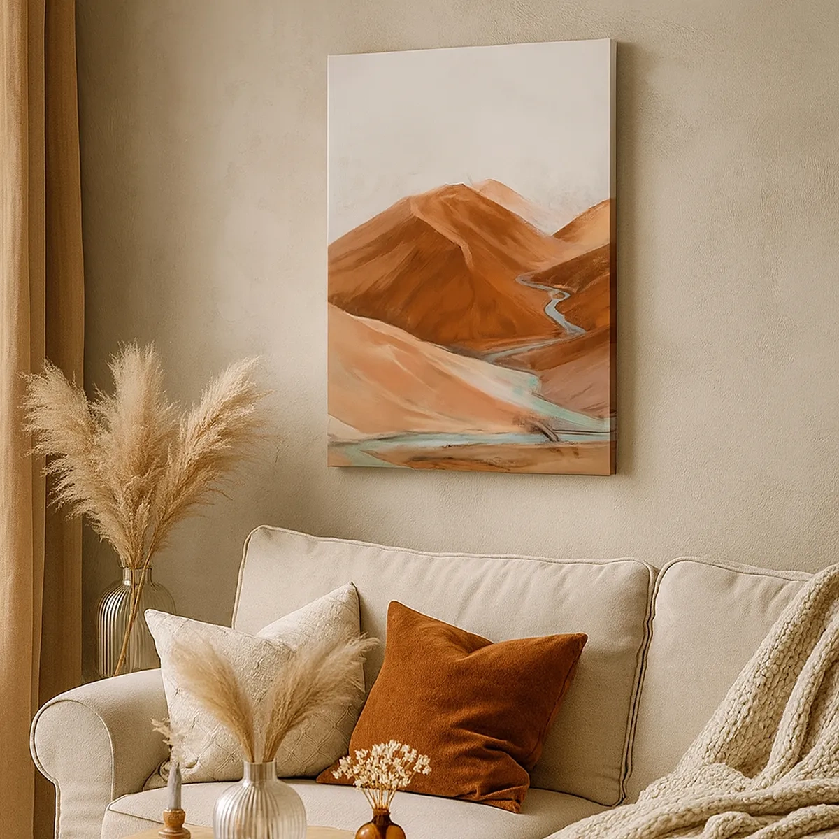 Canvastavla - Bild på duk - Till källan - 50x70 cm