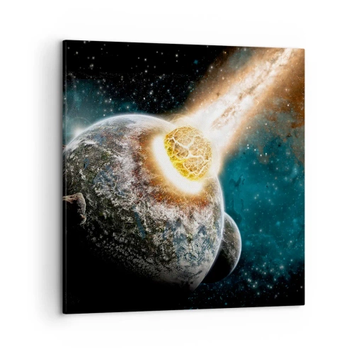 Canvastavla - Bild på duk - Förödelse eller födsel? - 50x50 cm
