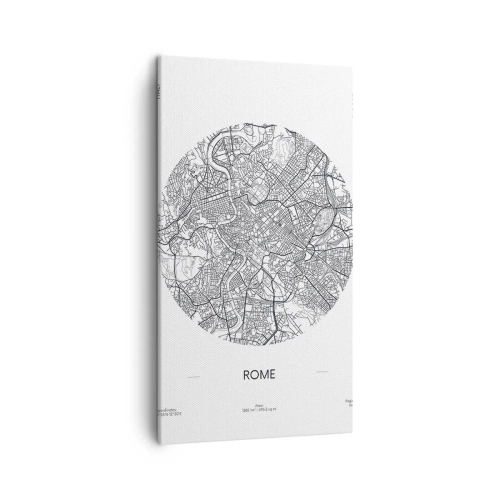 Canvastavla - Bild på duk - Roms anatomi - 45x80 cm