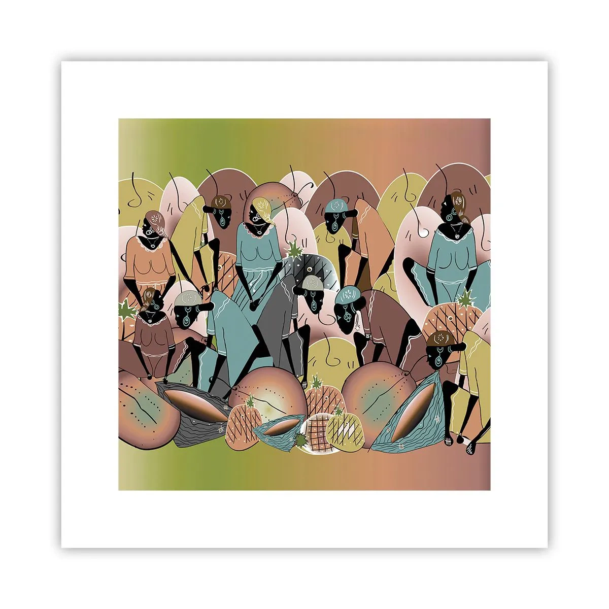 Affisch - Högtiden kommer - 30x30 cm