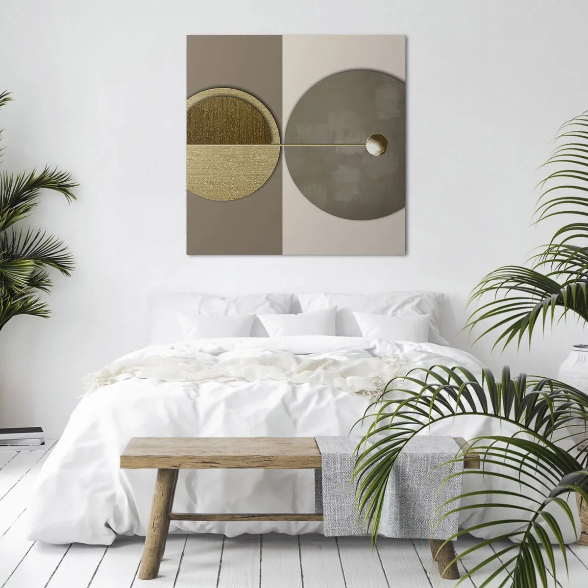 Canvastavla - Bild på duk - Perfekt balans - 70x70 cm