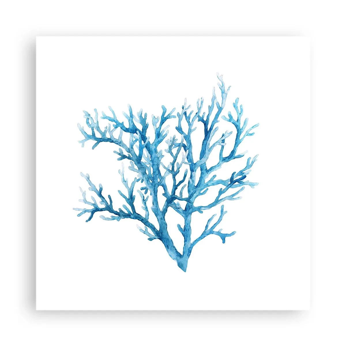 Affisch - Marin filigran - 40x40 cm