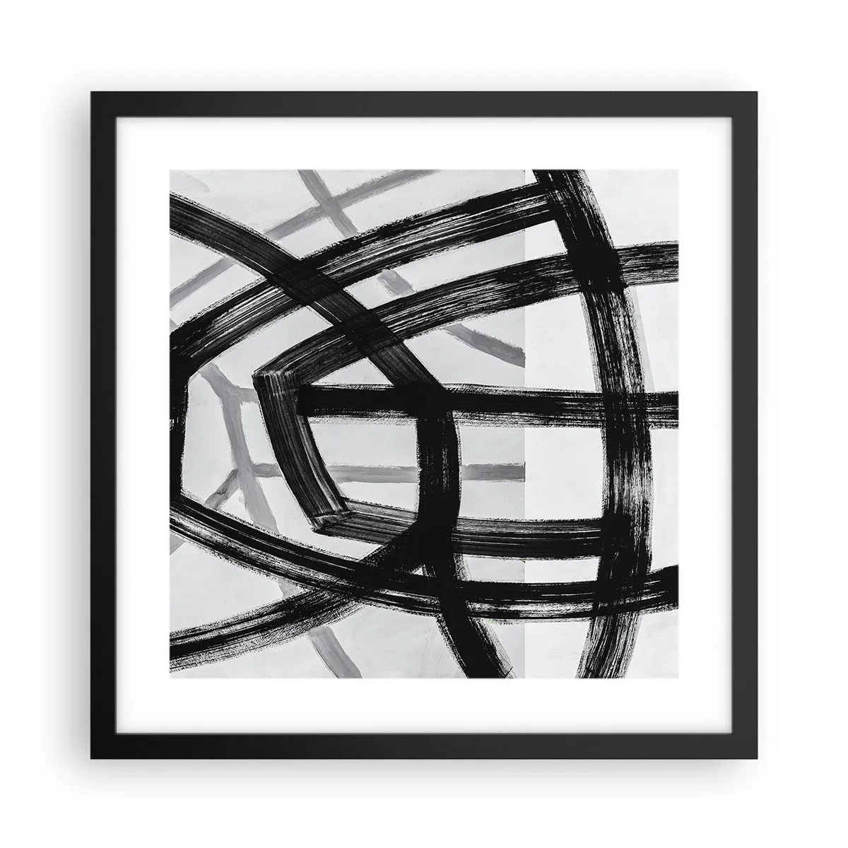 Affisch i svart ram - Att skapa djupet - 40x40 cm