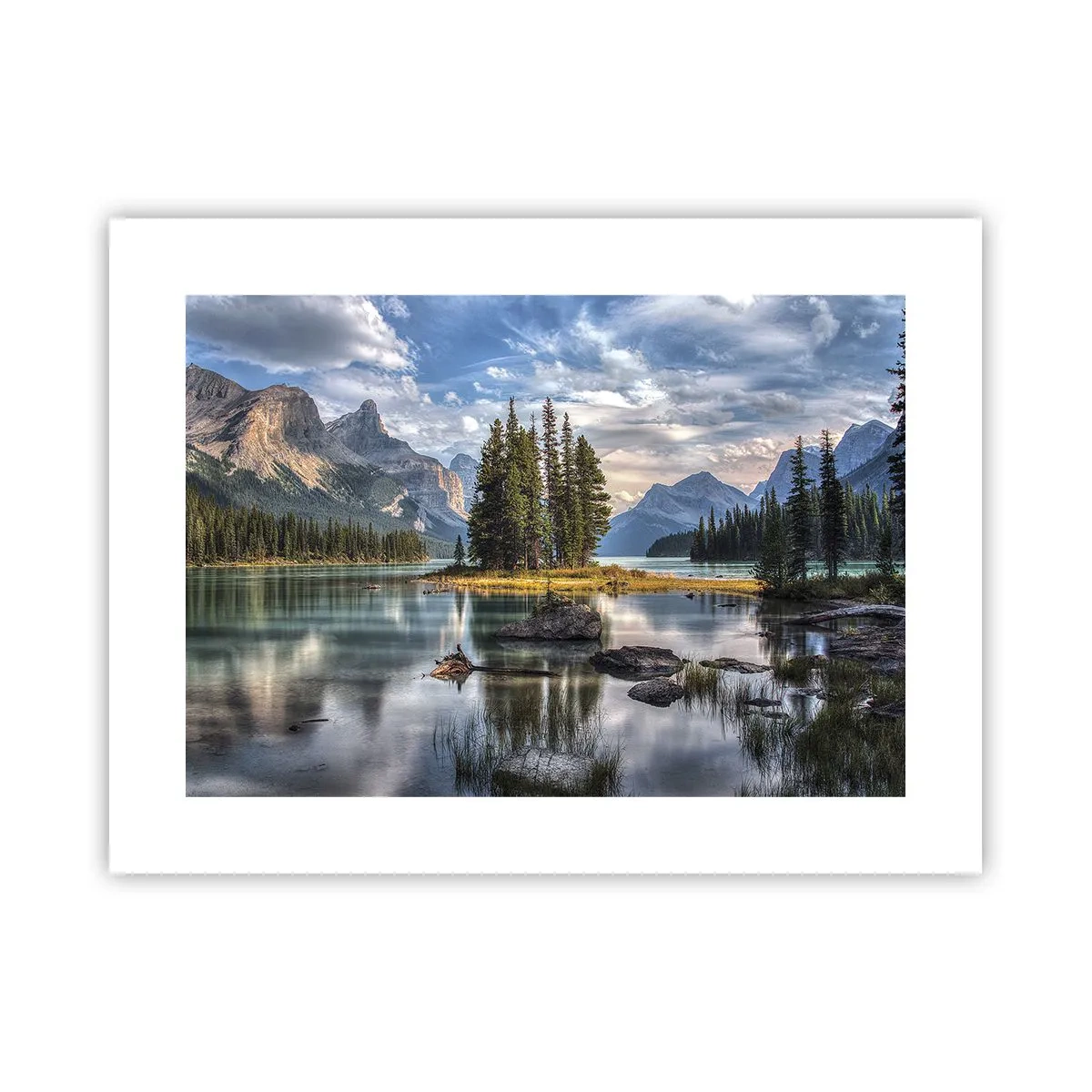 Affisch - Vid stort och rent vatten - 40x30 cm