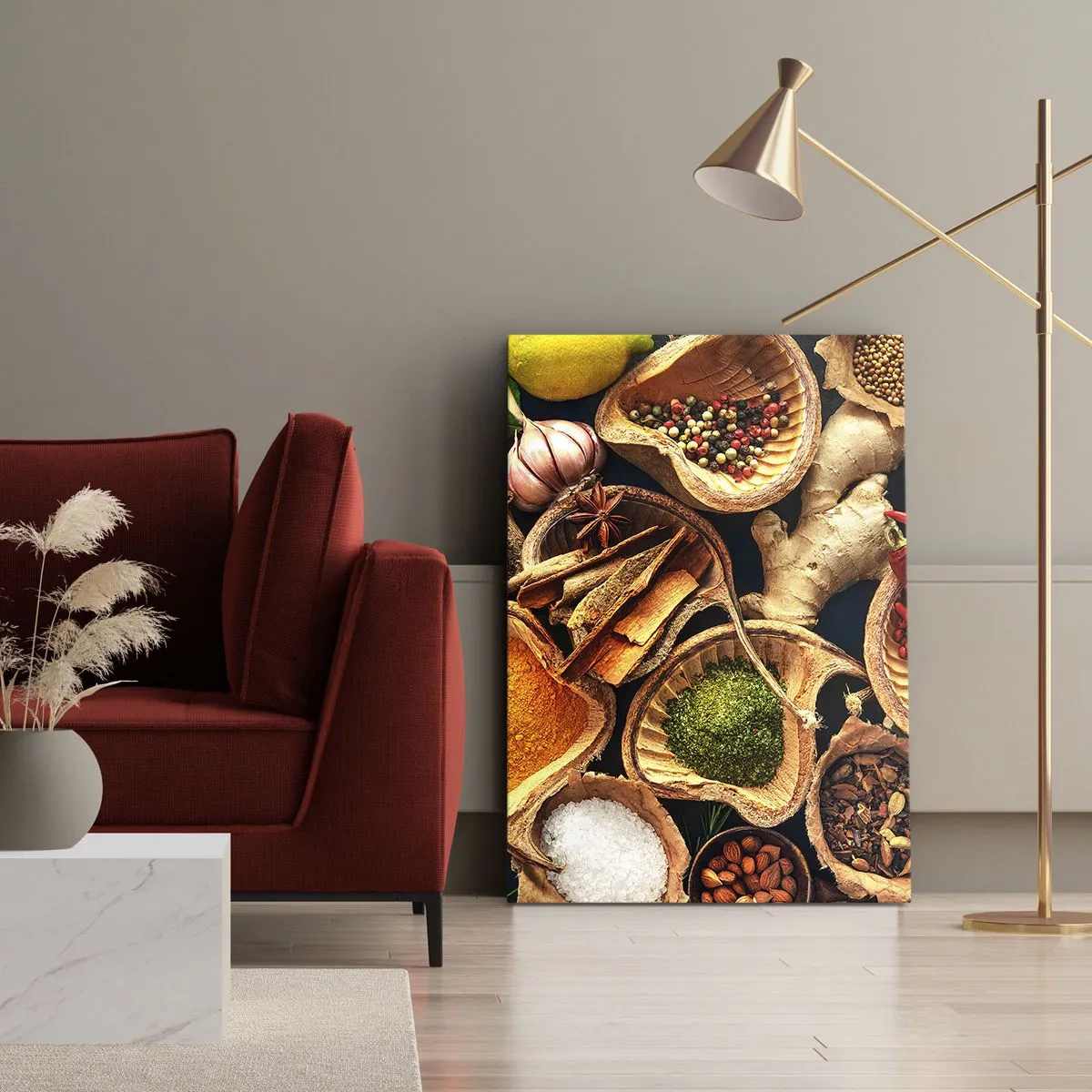 Canvastavla - Bild på duk - Ta vad du vill - 55x100 cm