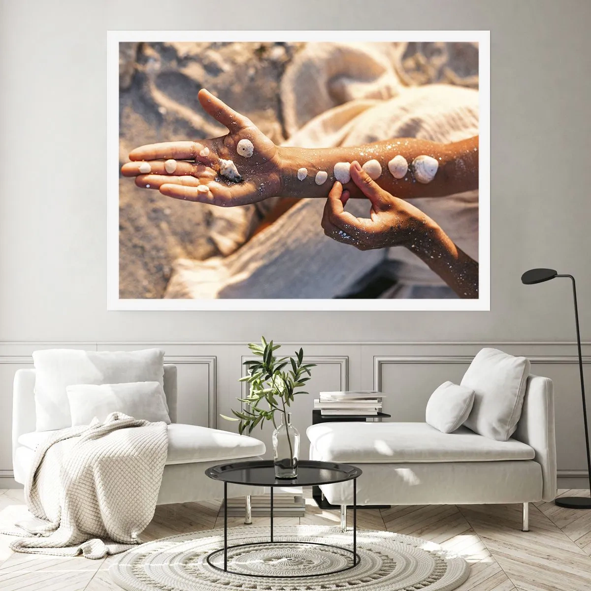 Affisch - Skönhet inom handens räckvidd - 70x50 cm