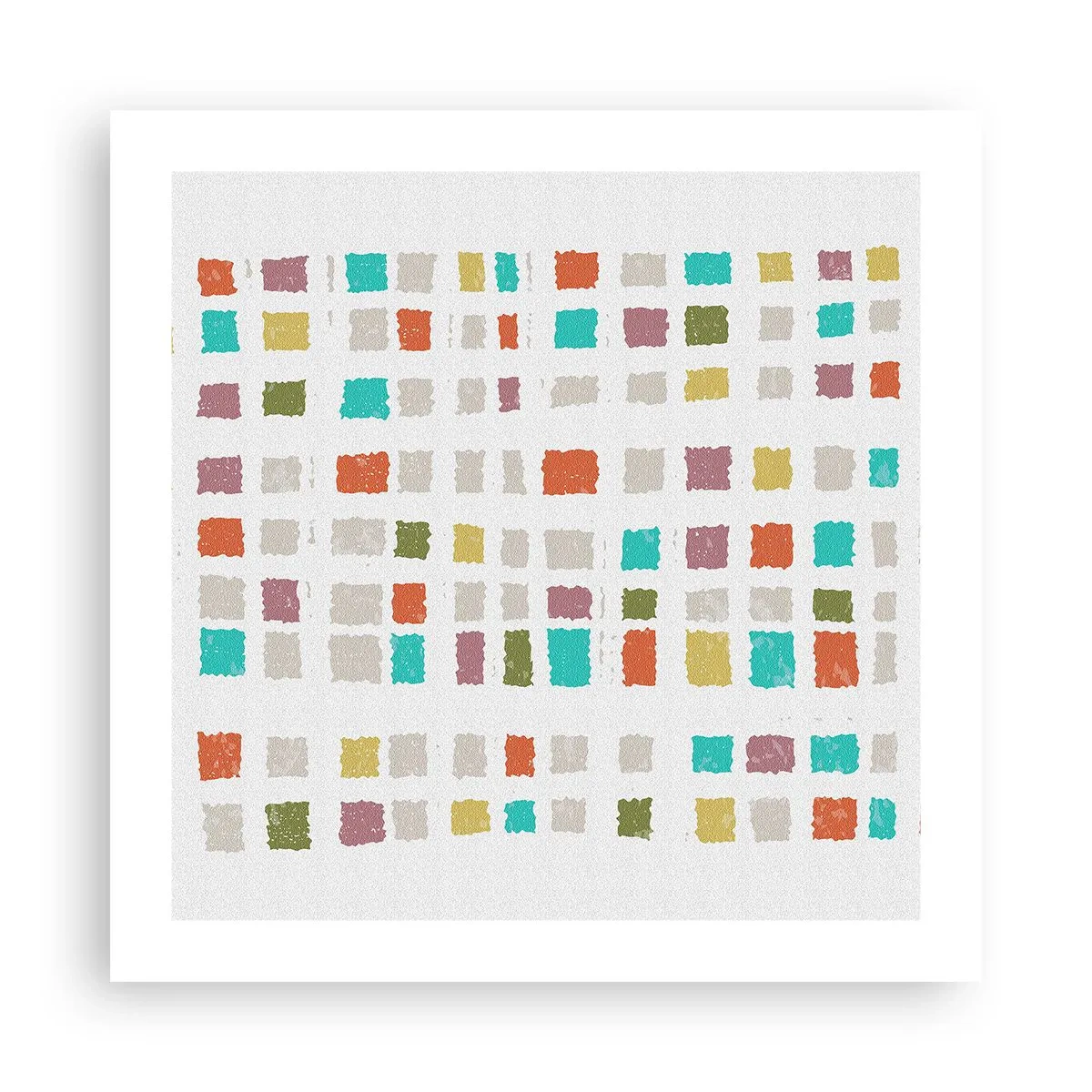 Affisch - Ett okänt spel - 50x50 cm
