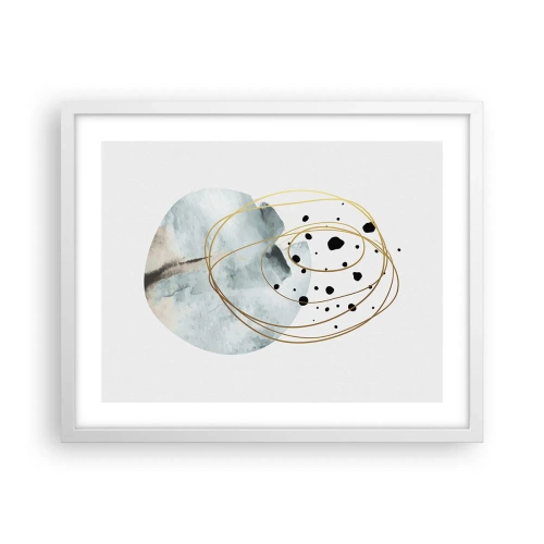 Affisch i vit ram - I rummets famn - 50x40 cm