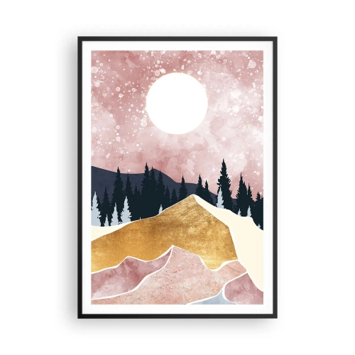 Affisch i svart ram - Nattvakt - 70x100 cm