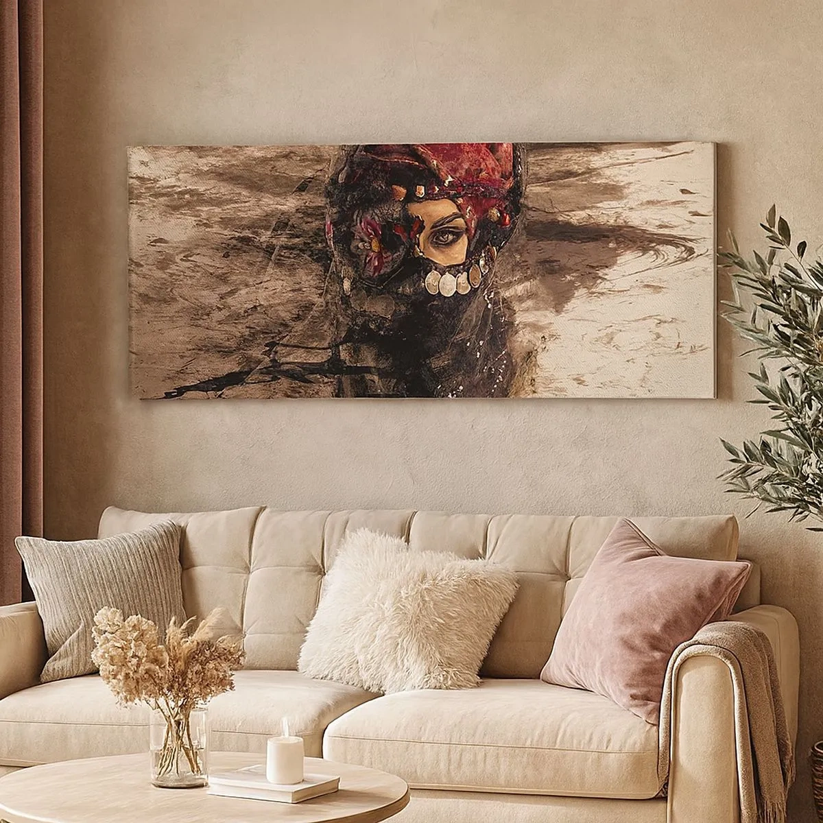 Canvastavla - Bild på duk - Minst intrigerande - 100x40 cm