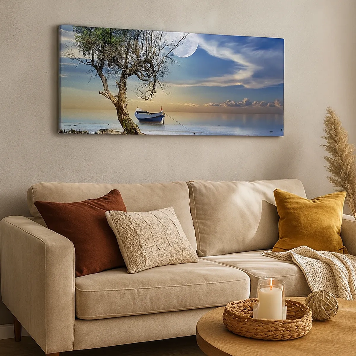 Canvastavla - Bild på duk - Är det slut eller början? - 30x30 cm