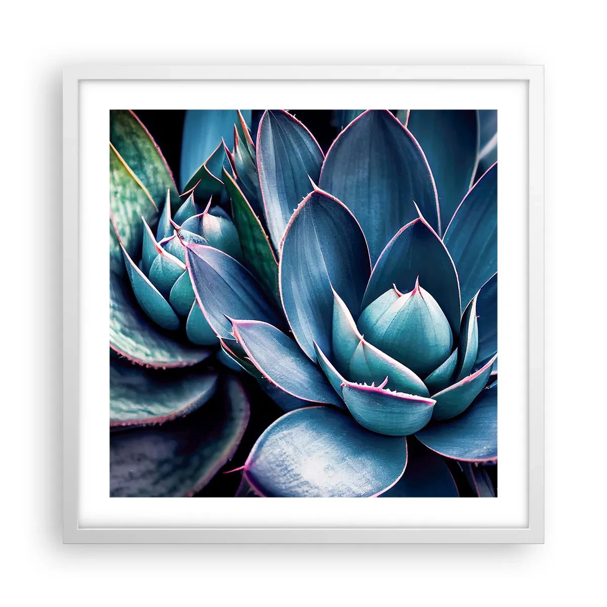 Affisch i vit ram - Vital kraft - 50x50 cm