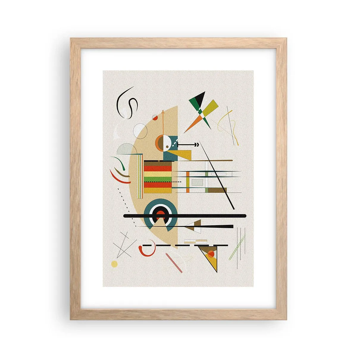 Affisch i ram av ljusek - Så världen skrattar - 30x40 cm