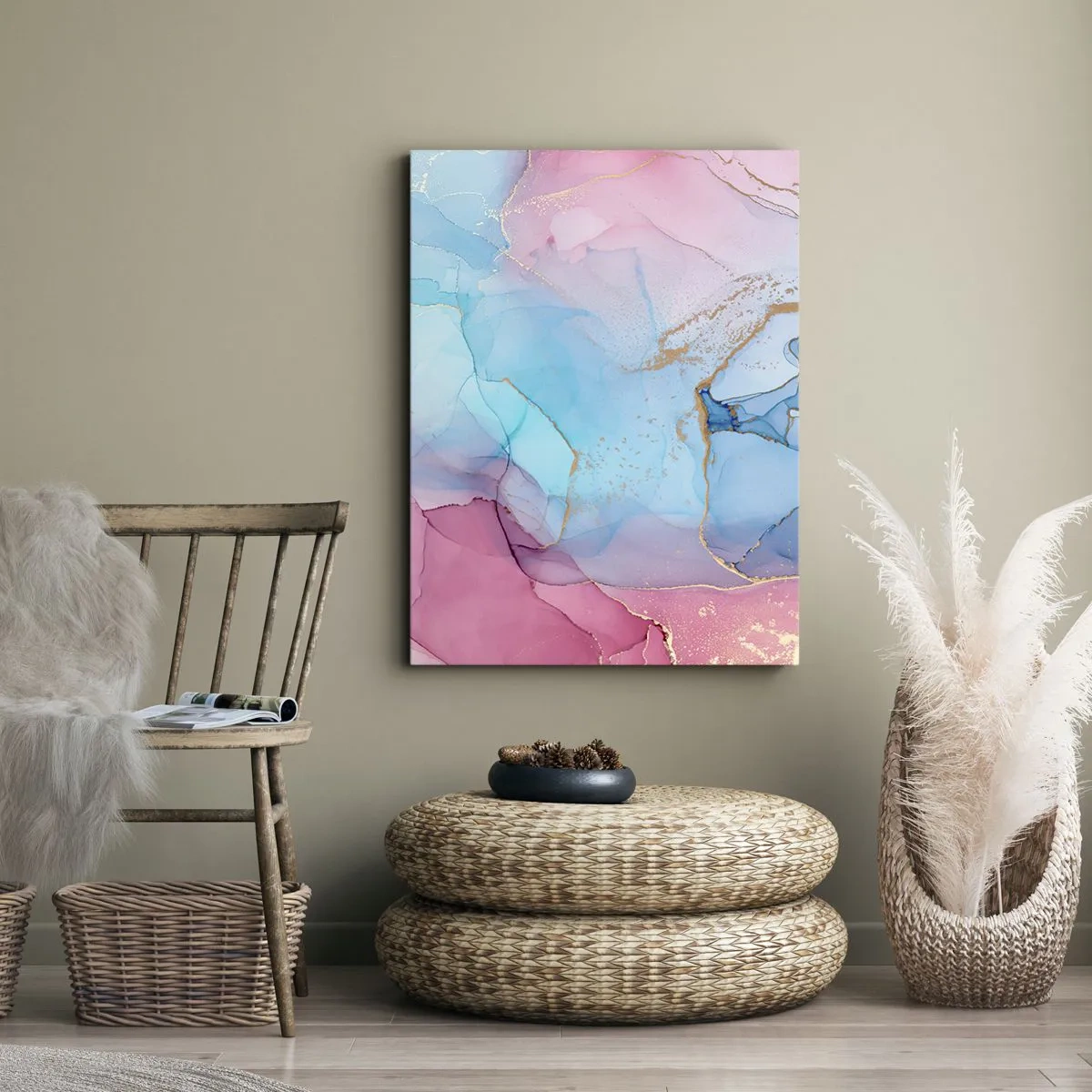 Canvastavla - Bild på duk - Möte och infiltration - 50x70 cm