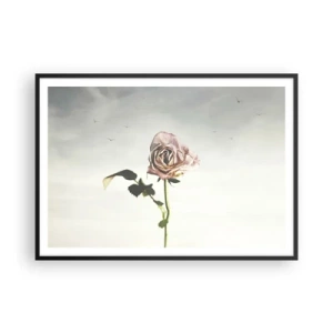 Affisch i svart ram - Vårens välkomst - 100x70 cm