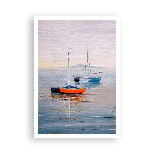 Affisch - En välförtjänt vila - 70x100 cm