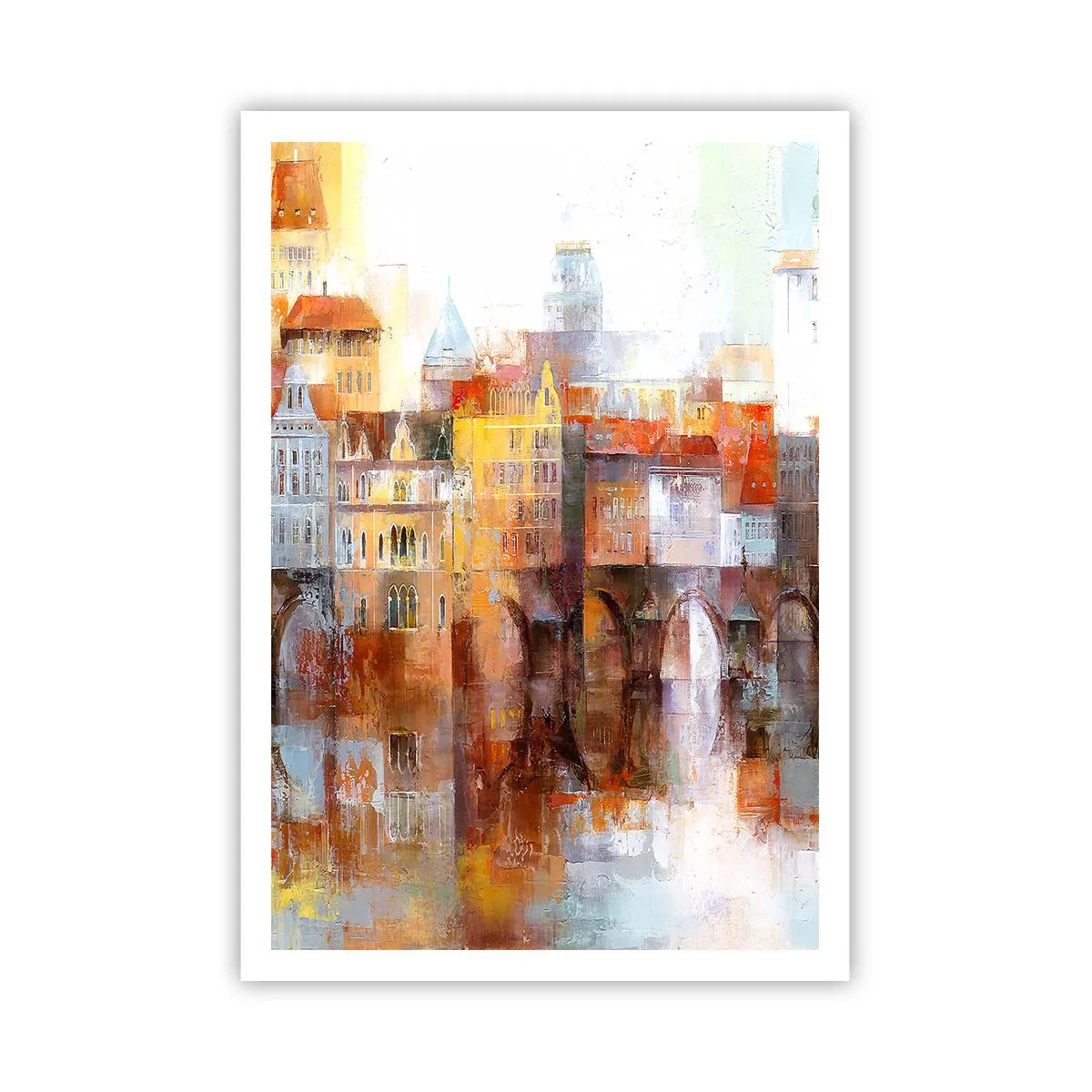 Affisch - Vackert under bron - 70x100 cm