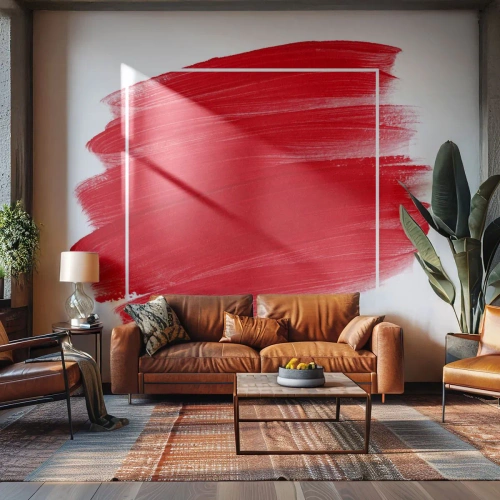 Fototapet Premium Canvas - Utanför ramen - Abstraktion, Bit, Minimalism - 250x175 cm