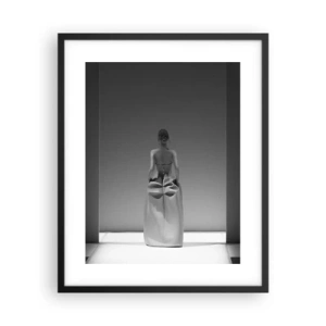 Affisch i svart ram - Raffinerad enkelhet - 40x50 cm