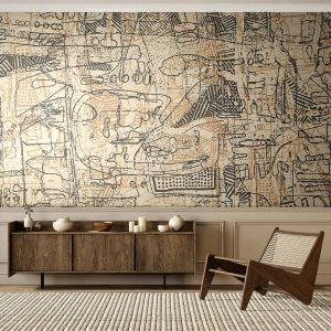 Fototapet Premium Canvas - Väntar på avkodning - Grafik, Bit, Abstraktion - 500x350 cm