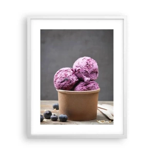 Affisch i vit ram - Sötma och svalka - 40x50 cm