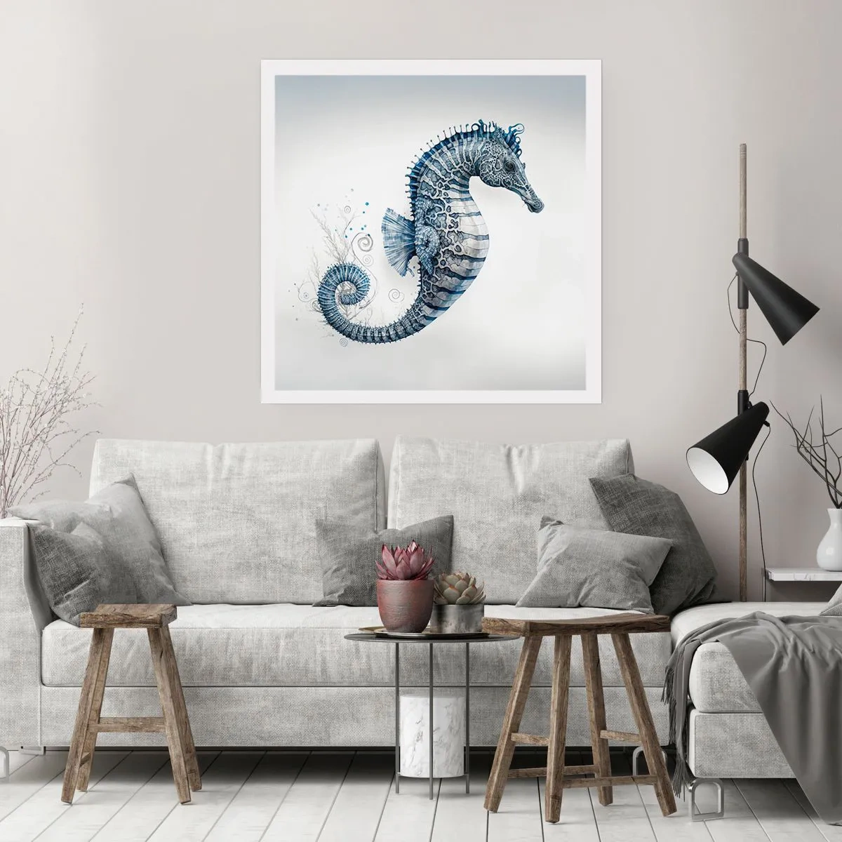 Affisch - Ett subtilt skämt från naturen - 40x40 cm