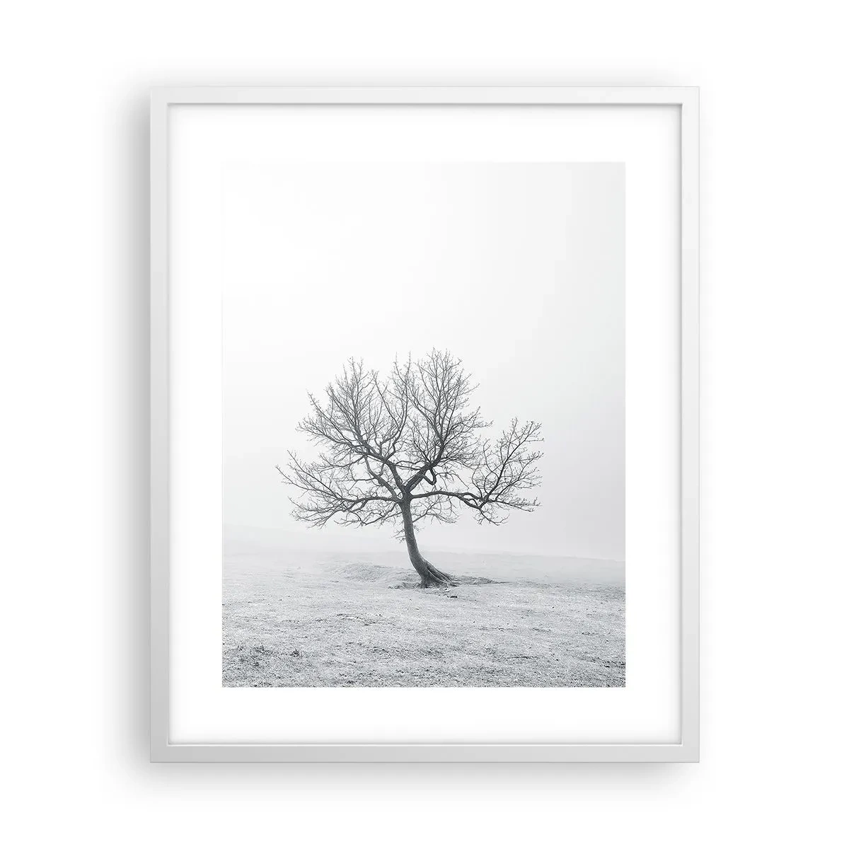 Affisch i vit ram - Mot intet - 40x50 cm