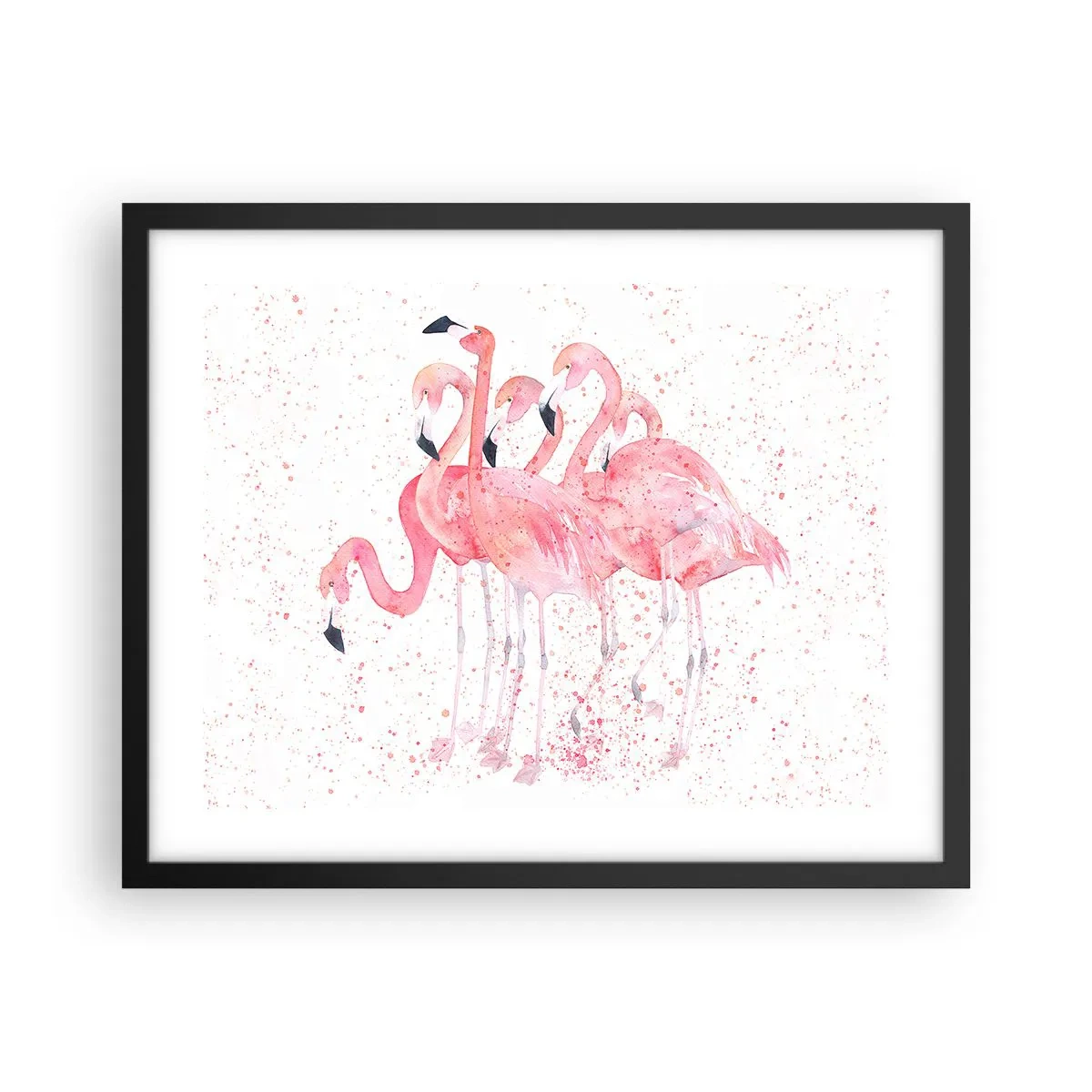 Affisch i svart ram - Rosa bandet - 50x40 cm