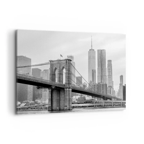 Canvastavla - Bild på duk - New York stämning - 100x70 cm