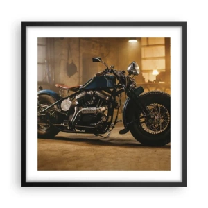 Affisch i svart ram - Jag kan allt - 50x50 cm