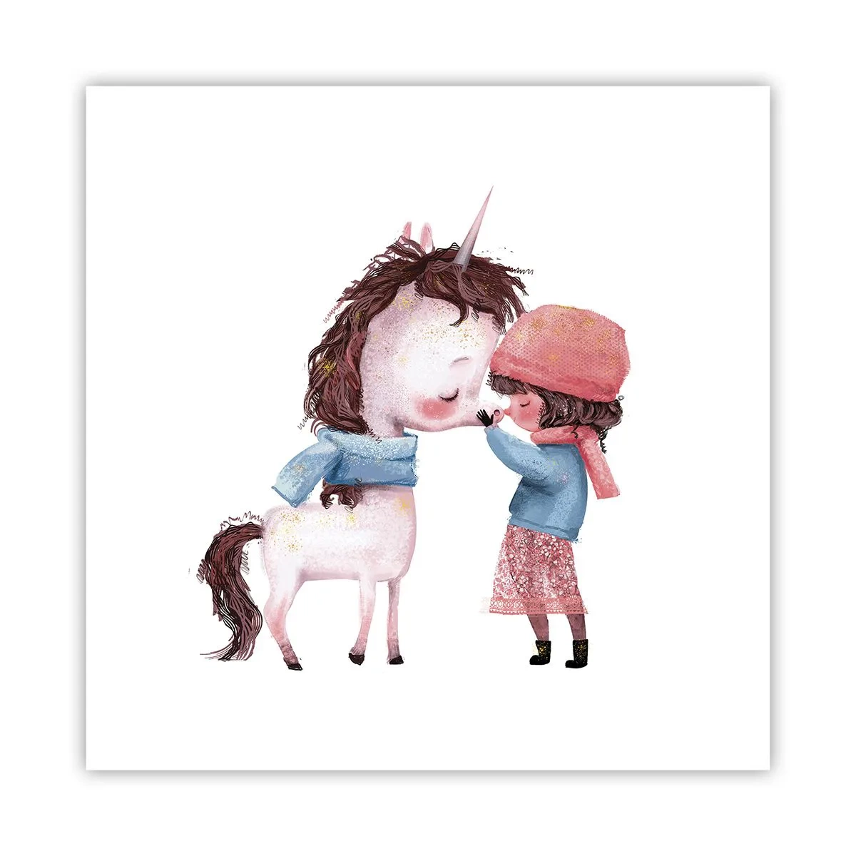 Affisch - Vintersaga - 40x40 cm