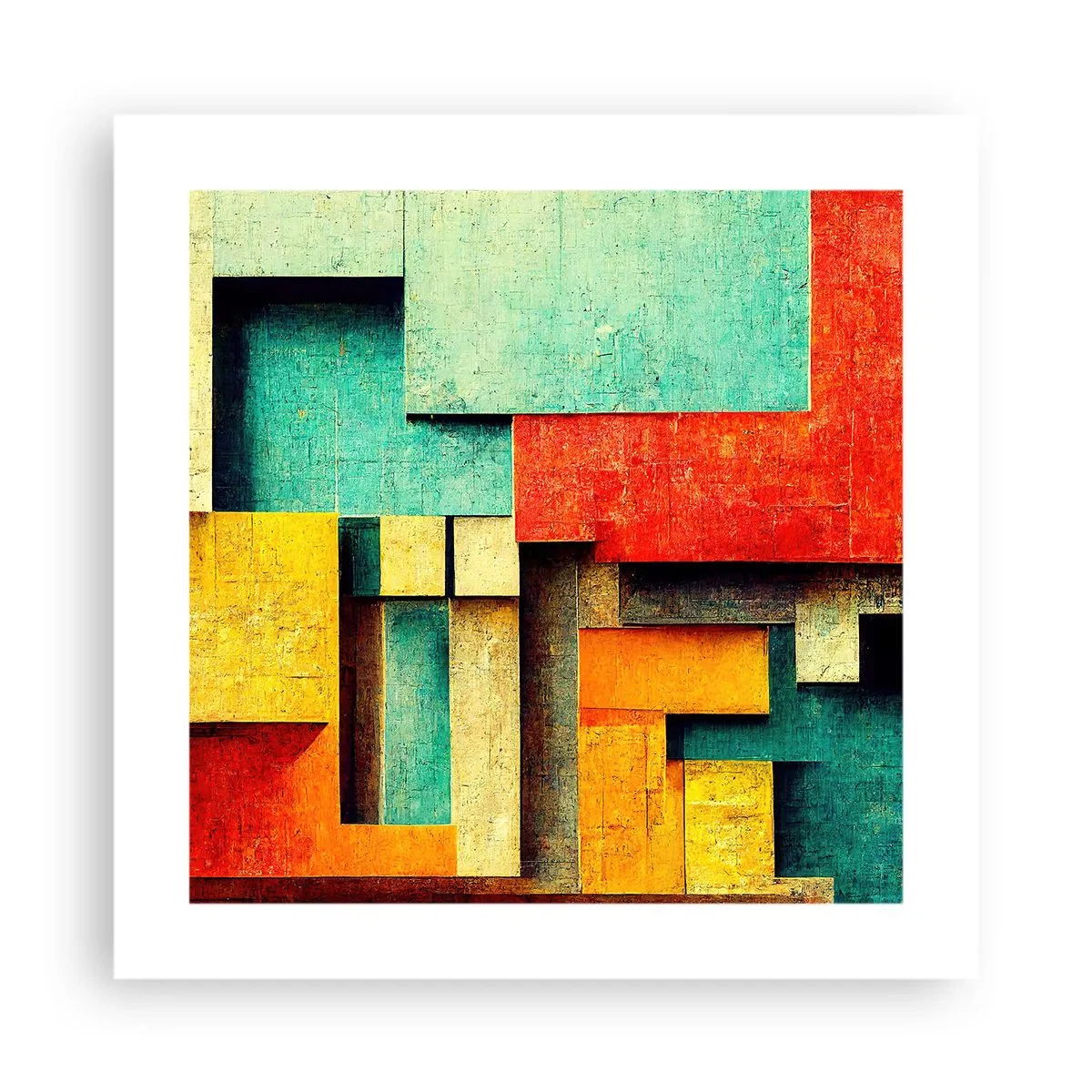 Affisch - Festival av räta vinklar - 40x40 cm