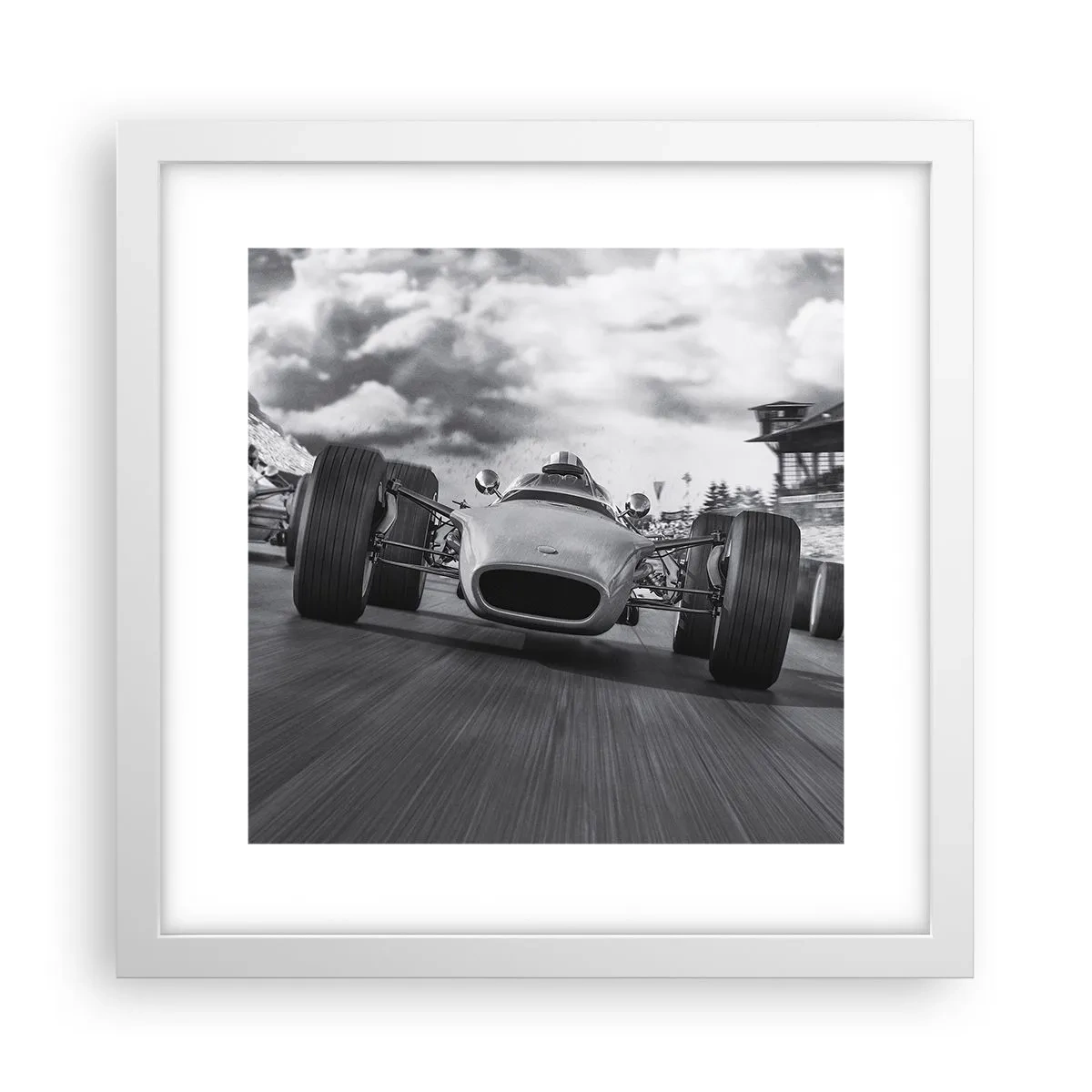 Affisch i vit ram - Kraften finns! - 30x30 cm