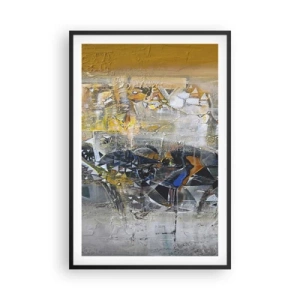 Affisch i svart ram - Allt blir bra - 61x91 cm