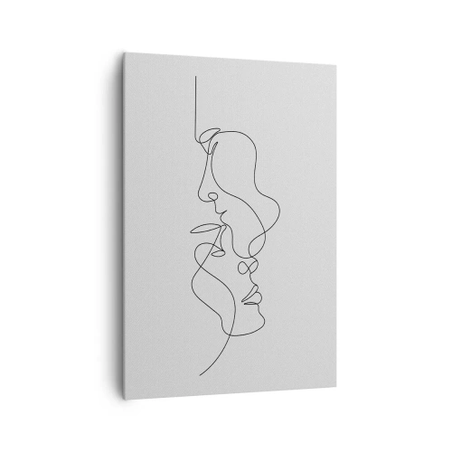 Canvastavla - Bild på duk - Sentimentala lustens glöd - 70x100 cm