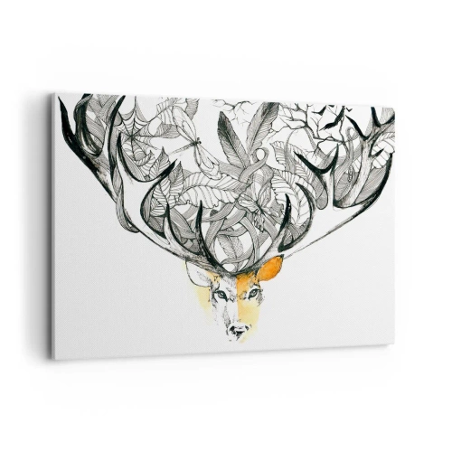 Canvastavla - Bild på duk - Ymnighetshorn - 100x70 cm