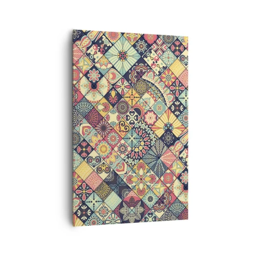 Canvastavla - Bild på duk - Marockansk stämning - 80x120 cm