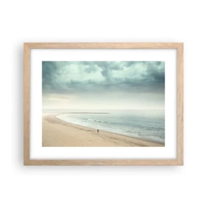 Affisch i ram av ljusek - På jakt efter frid - 40x30 cm