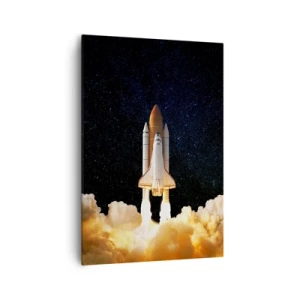 Canvastavla - Bild på duk - Ad astra! - 70x100 cm