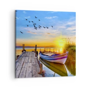 Canvastavla - Bild på duk - Adjö, vi ses imorgon - 60x60 cm