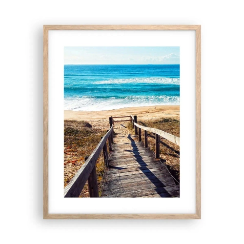 Affisch i ram av ljusek - Spring! - 40x50 cm