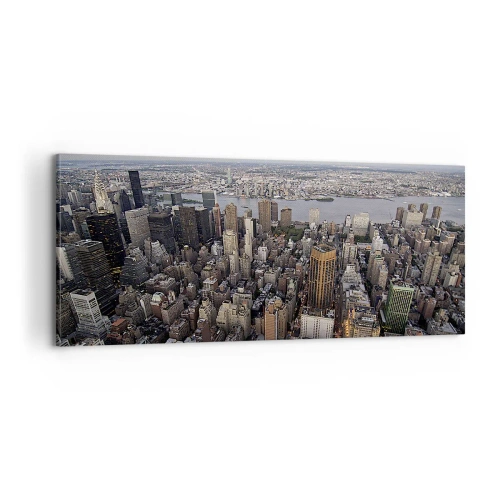 Canvastavla - Bild på duk - Våra tiders slagande hjärta - 100x40 cm