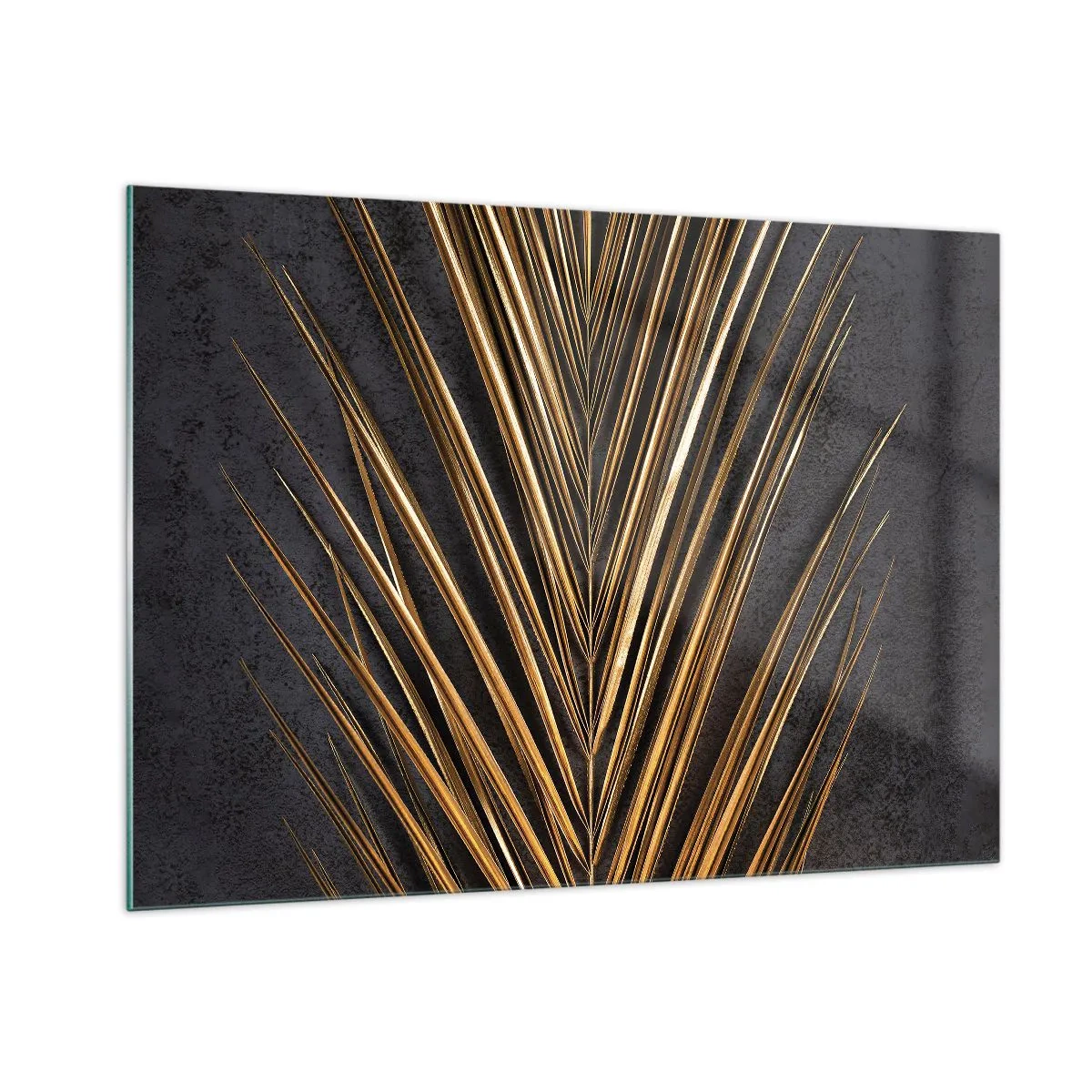 Glastavla - Bild på glas - Tropikens guld - 100x70 cm