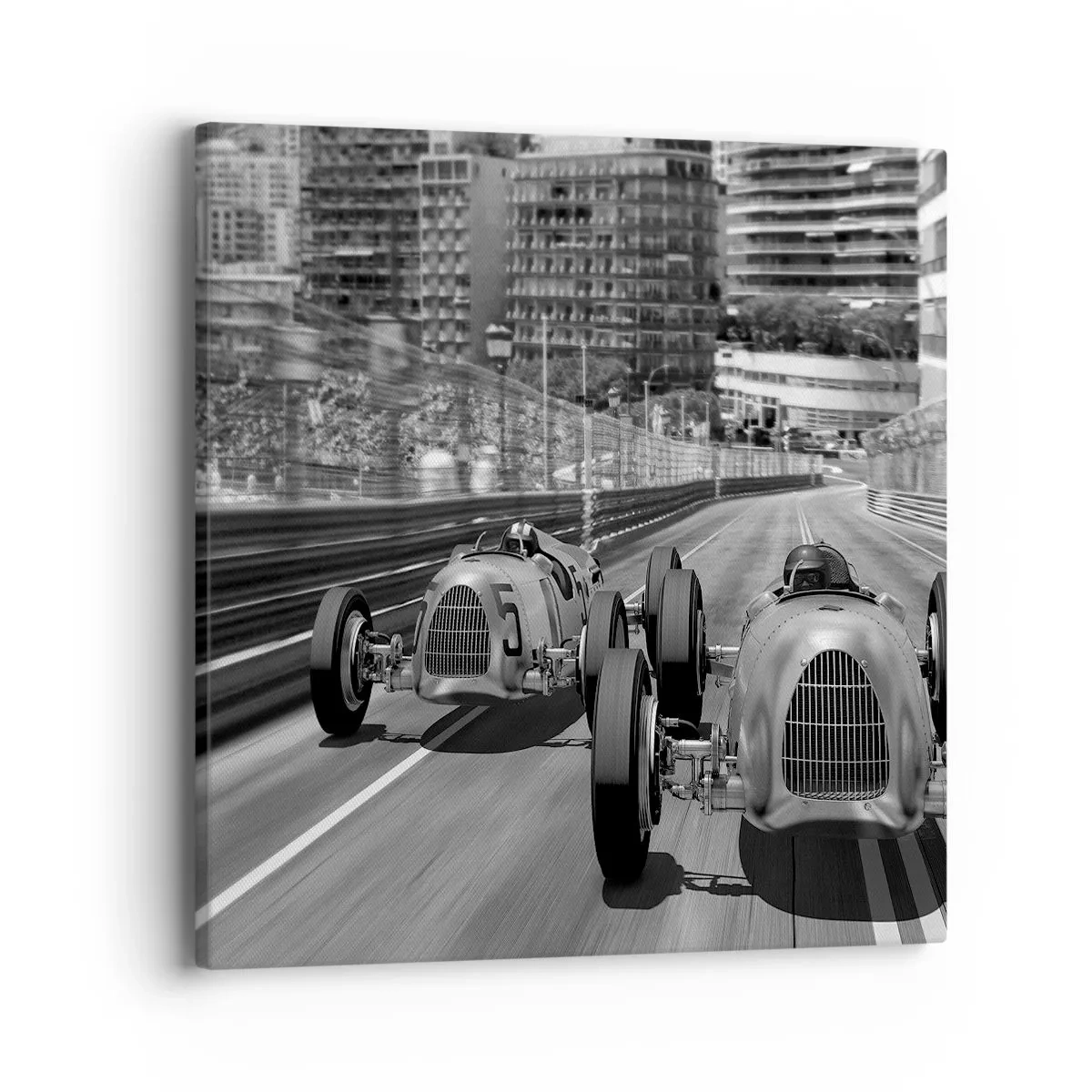 Canvastavla - Bild på duk - För länge sedan i Monte Carlo - 40x40 cm