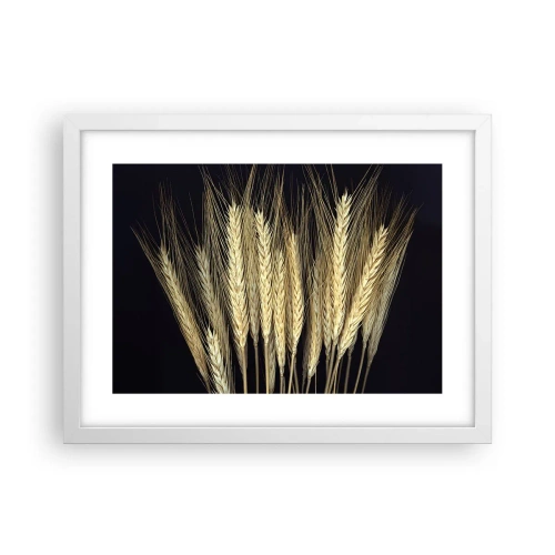 Affisch i vit ram - Rustik magi - 40x30 cm