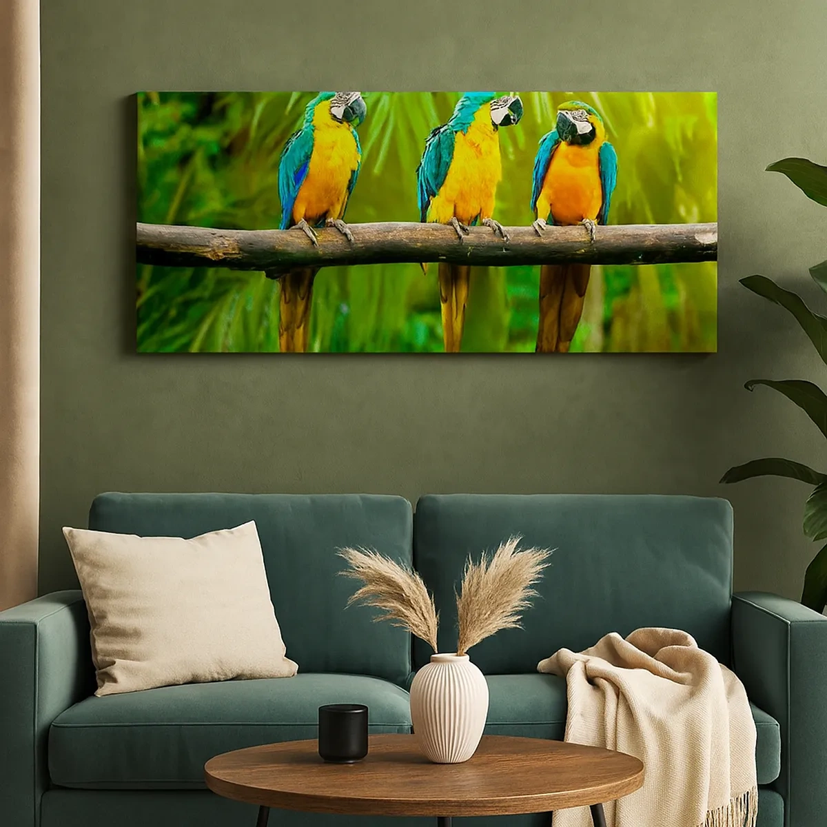 Canvastavla - Bild på duk - Har du hört att hon...? - 30x30 cm