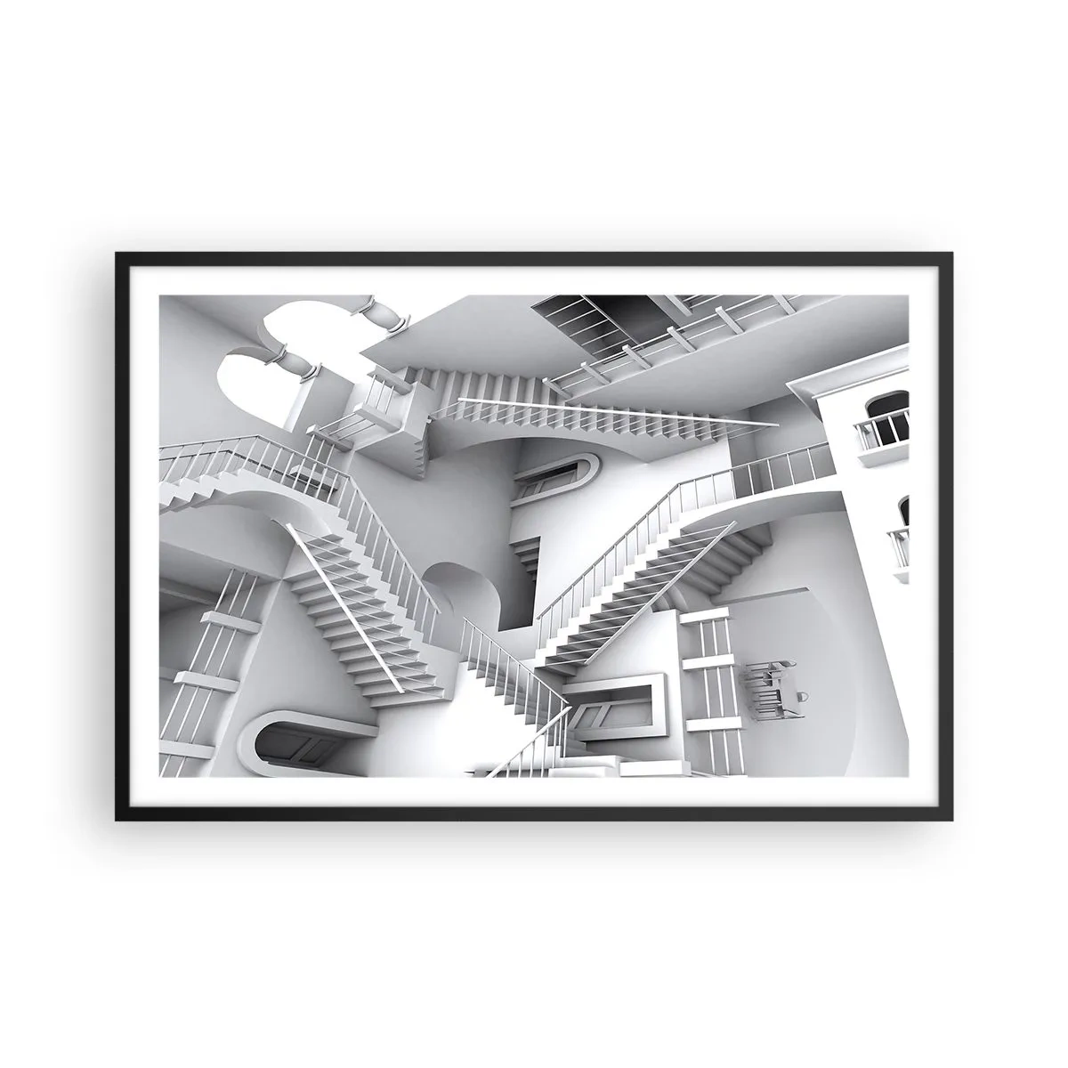 Affisch i svart ram - Rummets paradoxer - 91x61 cm
