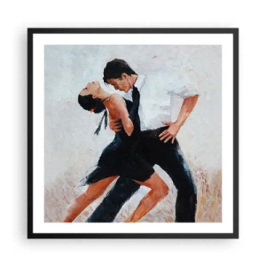 Affisch i svart ram - Mina drömmars tango - 60x60 cm