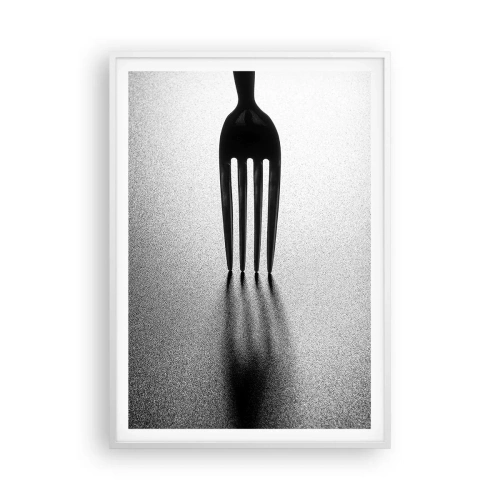 Affisch i vit ram - Ljus och skugga - 70x100 cm